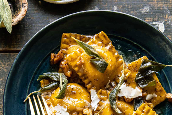 Ravioli with Sage Butter